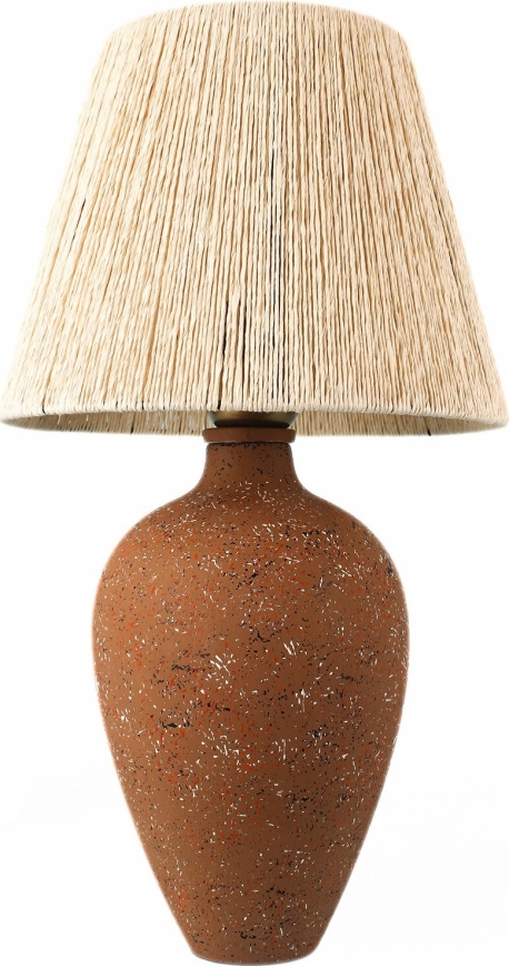 Lampada da tavolo 1xE27/40W/230V marrone/color crema