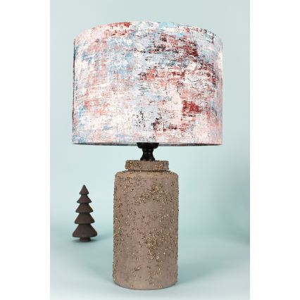 Lampada da tavolo 1xE27/40W/230V marrone/colorato