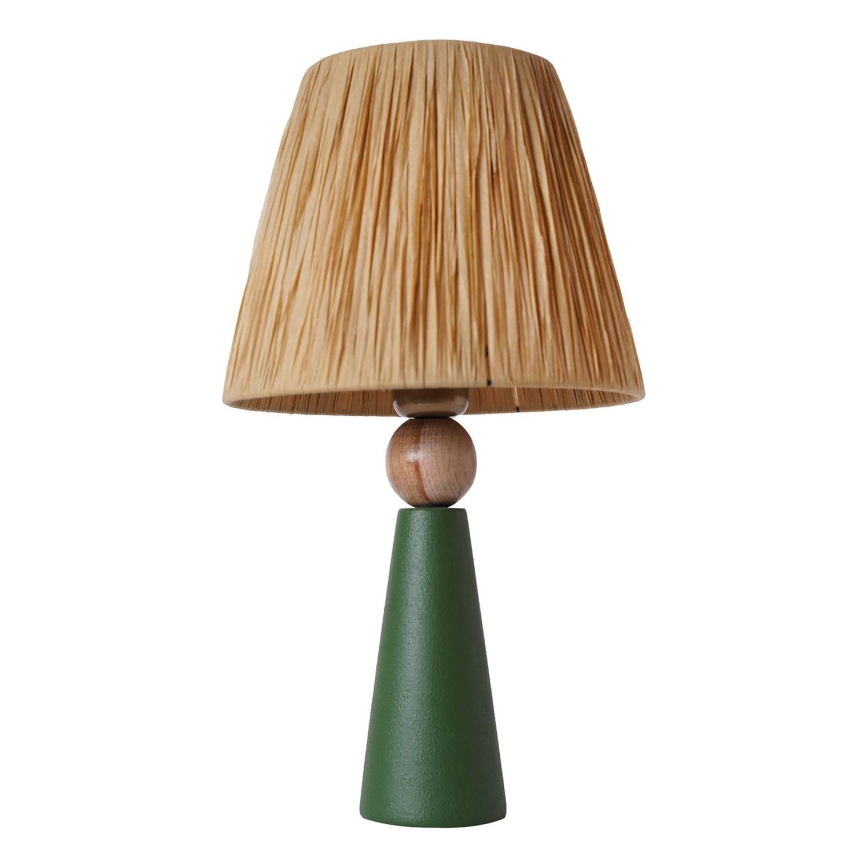 Lampada da tavolo 1xE27/40W/230V marrone/verde