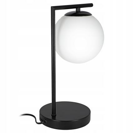 Lampada da tavolo 1xE27/40W/230V nero/bianco