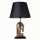 Lampada da tavolo 1xE27/40W/230V nero/oro