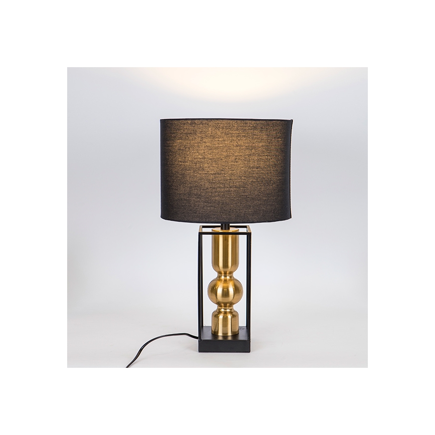 Lampada da tavolo 1xE27/40W/230V nero/oro