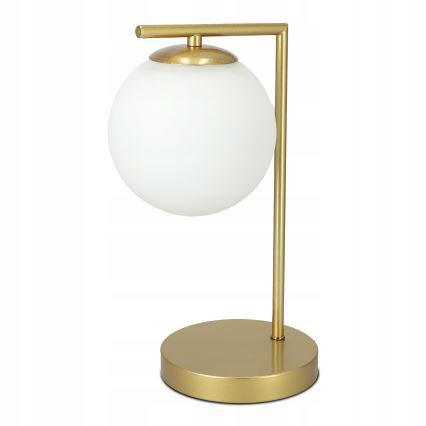 Lampada da tavolo 1xE27/40W/230V oro/bianco