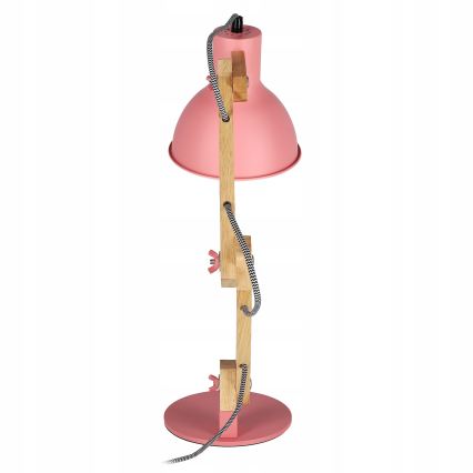 Lampada da tavolo 1xE27/40W/230V rosa