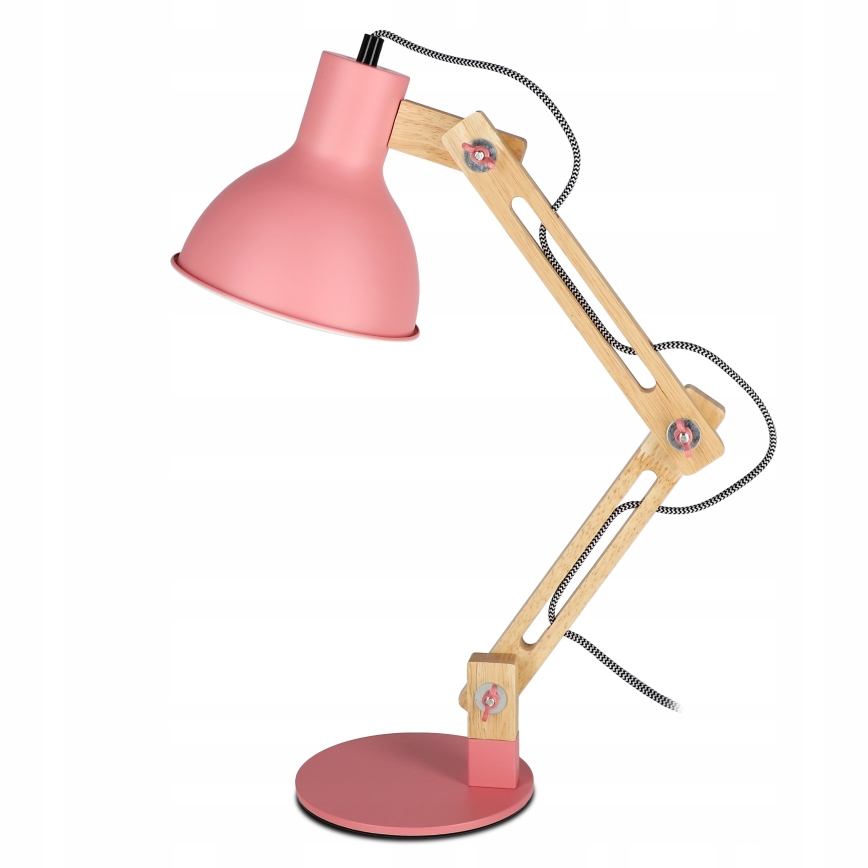 Lampada da tavolo 1xE27/40W/230V rosa
