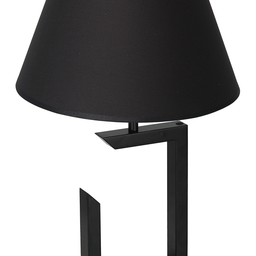 Lampada da tavolo 1xE27/60W/230V 45 cm nero/oro