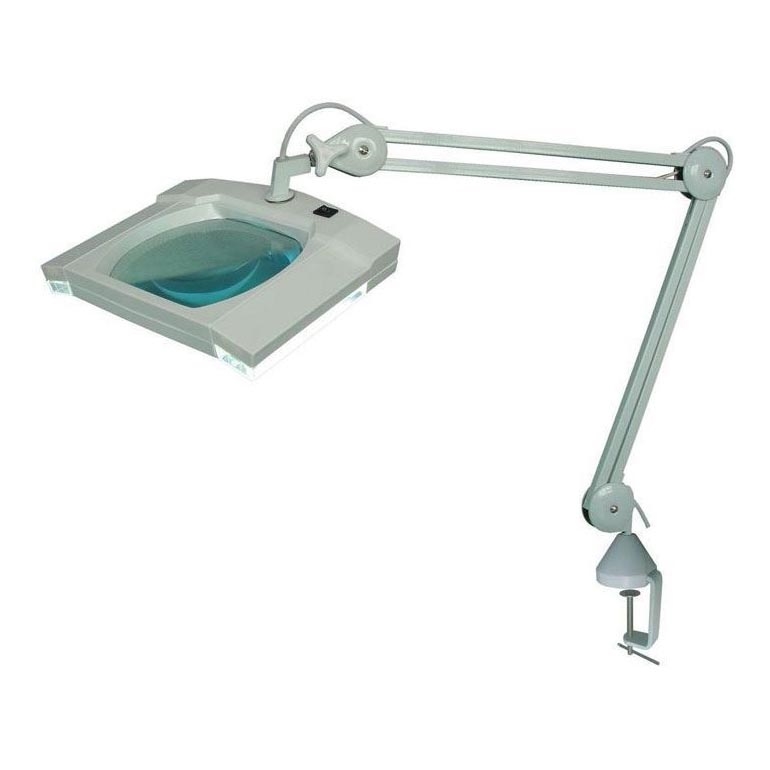 Lampada da tavolo a LED con lente d'ingrandimento e clip LED/5W/230V