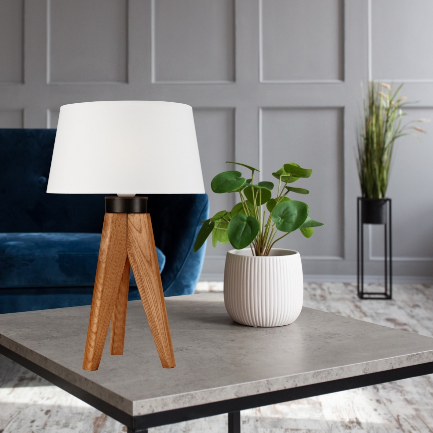 Lampada da tavolo AIDA 1xE27/60W/230V quercia