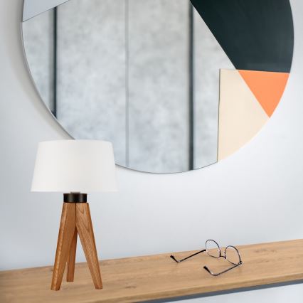 Lampada da tavolo AIDA 1xE27/60W/230V quercia
