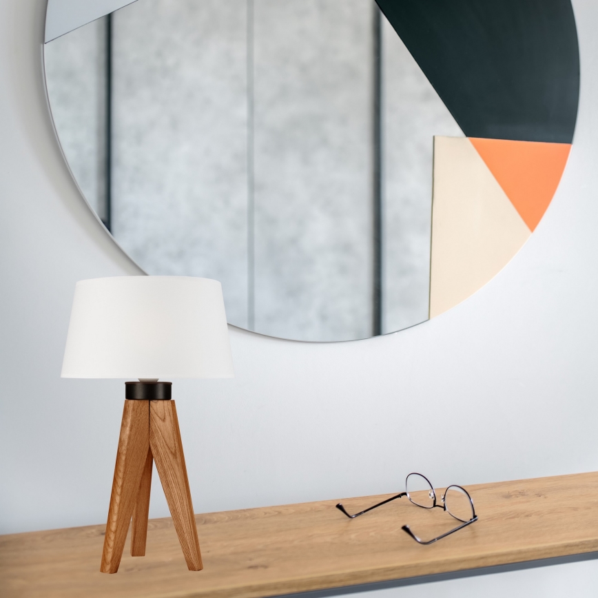 Lampada da tavolo AIDA 1xE27/60W/230V quercia