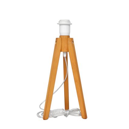 Lampada da tavolo ALBA 1xE27/15W/230V color crema/quercia