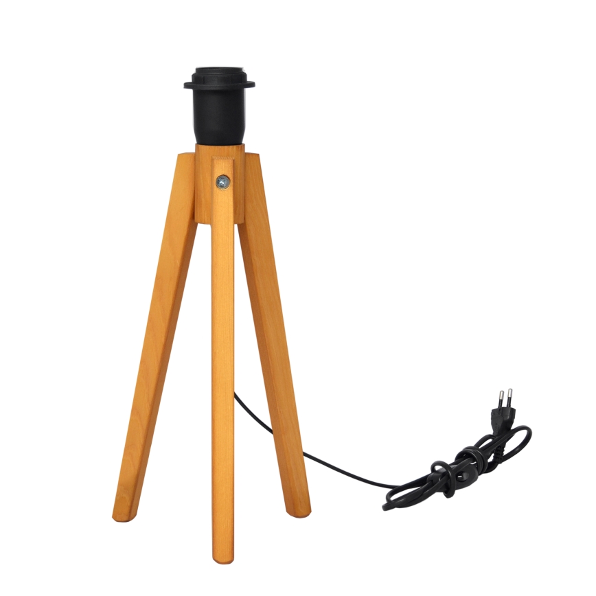 Lampada da tavolo ALBA 1xE27/15W/230V nero/oro/quercia