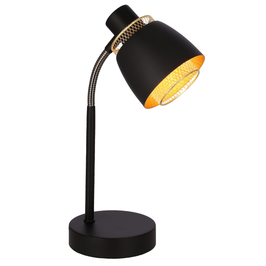 Lampada da tavolo ALEKSANDRIA 1xE14/40W/230V nero/oro