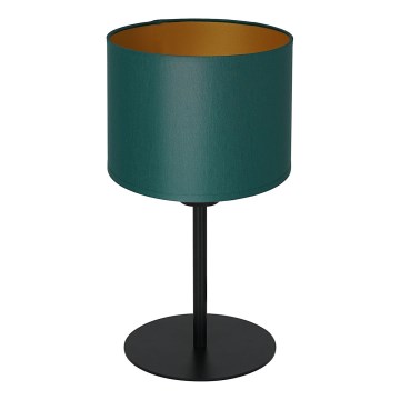 Lampada da tavolo ARDEN 1xE27/60W/230V diametro 18 cm verde/oro