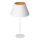 Lampada da tavolo ARDEN 1xE27/60W/230V diametro 30 cm bianco/oro