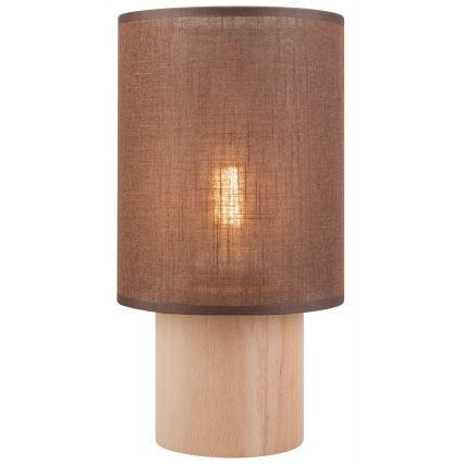 Lampada da tavolo ARI TABLE 1xE27/60W/230V marrone/faggio