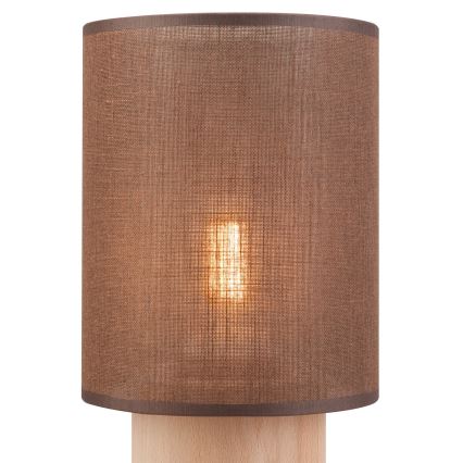Lampada da tavolo ARI TABLE 1xE27/60W/230V marrone/faggio