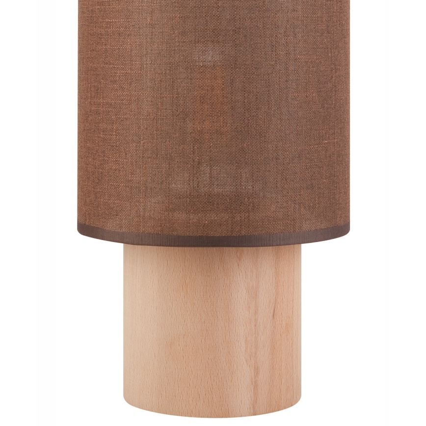 Lampada da tavolo ARI TABLE 1xE27/60W/230V marrone/faggio