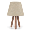 Lampada da tavolo AYD 1xE27/60W/230V beige/marrone
