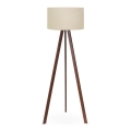 Lampada da tavolo AYD 1xE27/60W/230V beige/marrone