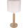 Lampada da tavolo BENITA 1xE27/60W/230V 48 cm color crema/quercia