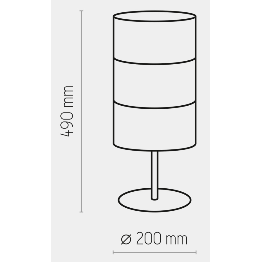Lampada da tavolo  BOGART 1xE27/15W/230V nero/oro