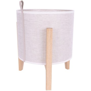 Lampada da tavolo CASIOPEA 1xE27/40W/230V 30 cm quercia