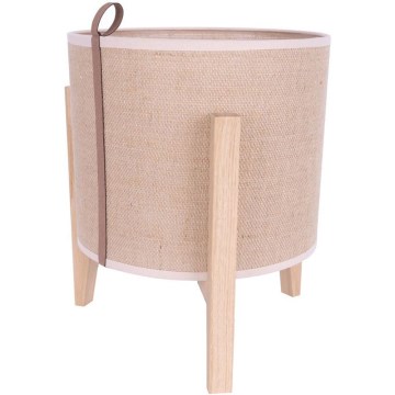 Lampada da tavolo CASIOPEA 1xE27/40W/230V 30 cm quercia