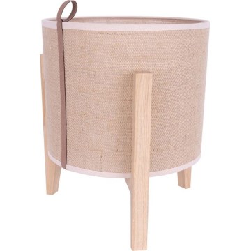 Lampada da tavolo CASIOPEA 1xE27/40W/230V 30 cm rovere