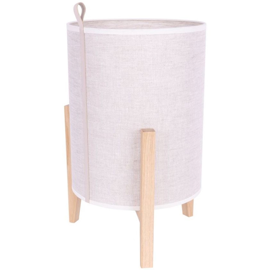 Lampada da tavolo CASIOPEA 1xE27/40W/230V 40 cm quercia