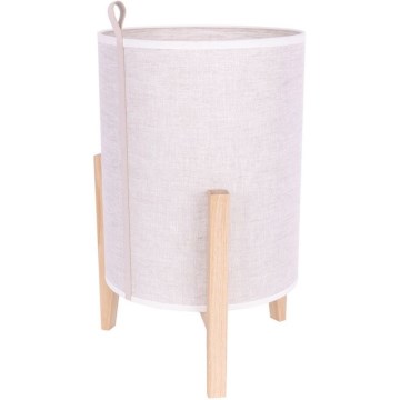 Lampada da tavolo CASIOPEA 1xE27/40W/230V 40 cm rovere