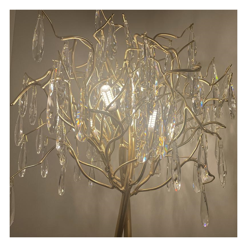 Lampada da tavolo di cristallo 5xG9/40W/230V oro