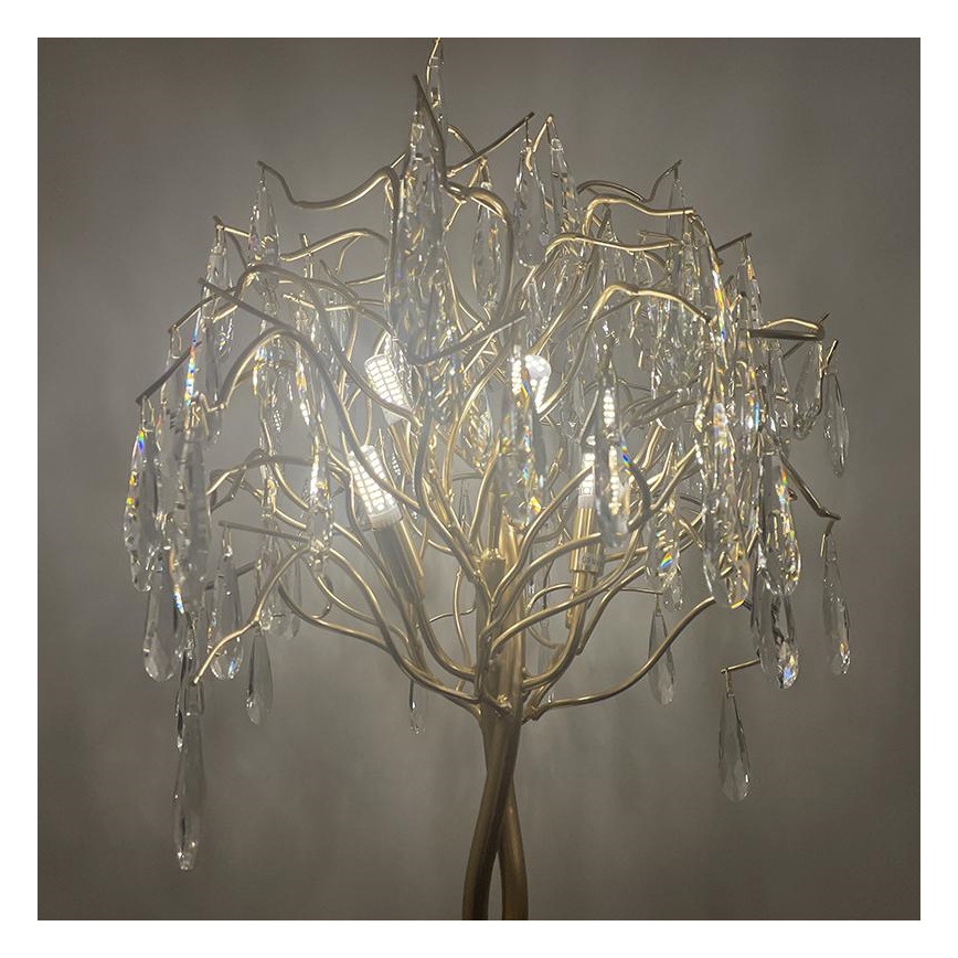 Lampada da tavolo di cristallo 5xG9/40W/230V oro