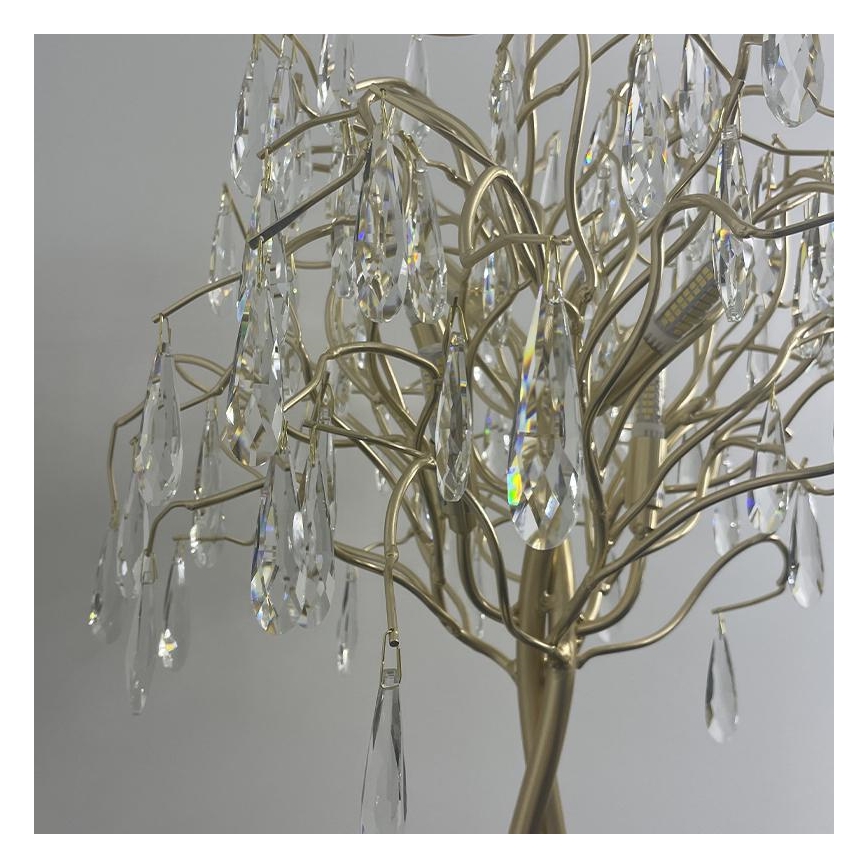 Lampada da tavolo di cristallo 5xG9/40W/230V oro