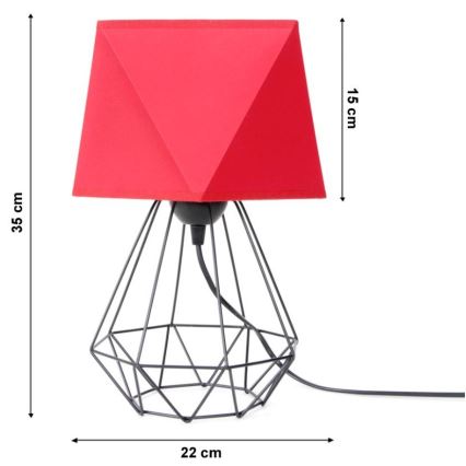Lampada da tavolo DIAMENT 1xE27/60W/230V