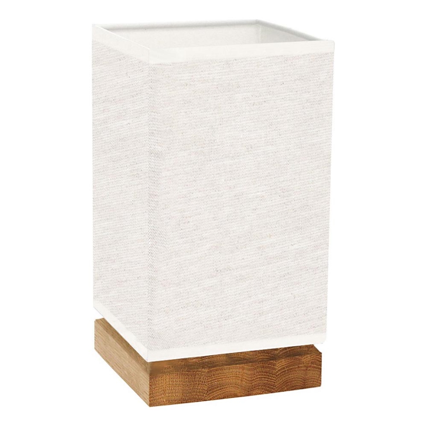 Lampada da tavolo FIRE 1xE27/25W/230V rovere/beige rovere