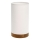 Lampada da tavolo FIRE 1xE27/25W/230V rovere/bianco rovere