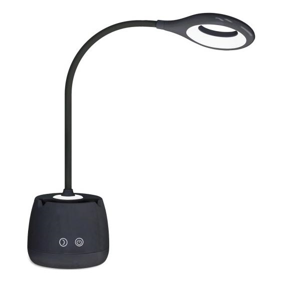 Lampada da tavolo flessibile ricaricabile a LED dimmerabile LUSIA LED/5W/5V 3000/4000K 1200 mAh nero