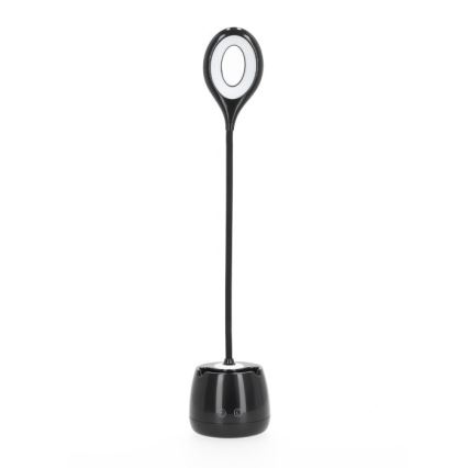Lampada da tavolo flessibile ricaricabile a LED dimmerabile LUSIA LED/5W/5V 3000/4000K 1200 mAh nero