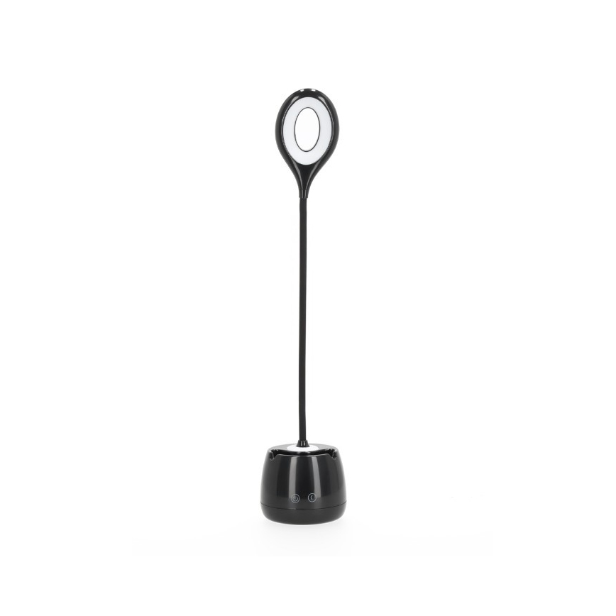 Lampada da tavolo flessibile ricaricabile a LED dimmerabile LUSIA LED/5W/5V 3000/4000K 1200 mAh nero