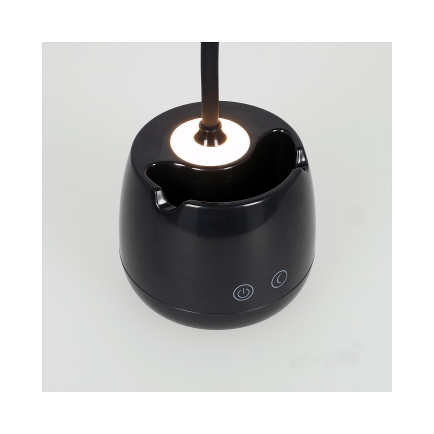 Lampada da tavolo flessibile ricaricabile a LED dimmerabile LUSIA LED/5W/5V 3000/4000K 1200 mAh nero