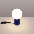 Lampada da tavolo HALO 1xG9/8W/230V diametro 12 cm blu
