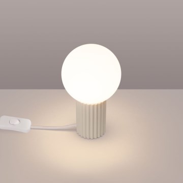 Lampada da tavolo HALO 1xG9/8W/230V diametro 12 cm color crema