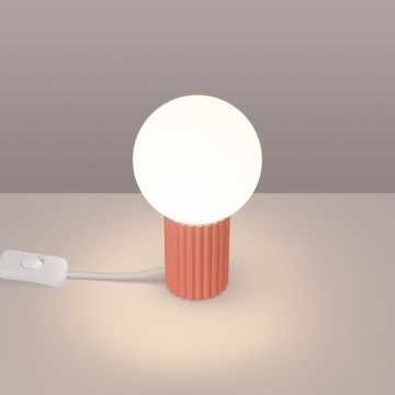 Lampada da tavolo HALO 1xG9/8W/230V diametro 12 cm rosa