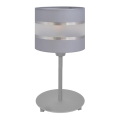 Lampada da tavolo HELEN 1xE27/15W/230V grigio/argento