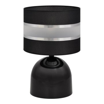 Lampada da tavolo HELEN 1xE27/15W/230V nero/argento