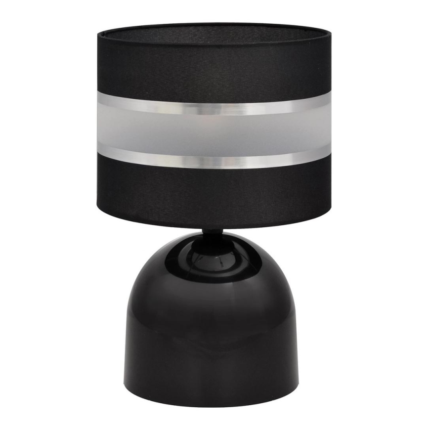 Lampada da tavolo HELEN 1xE27/15W/230V nero/argento