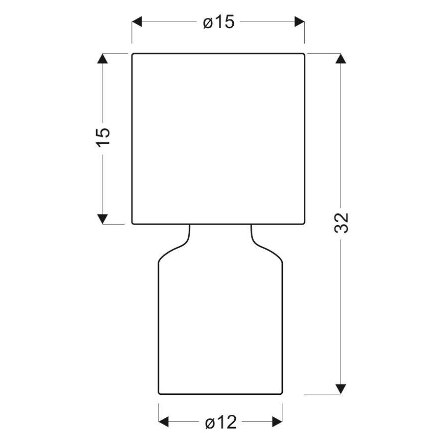 Lampada da tavolo INER 1xE14/40W/230V rosa