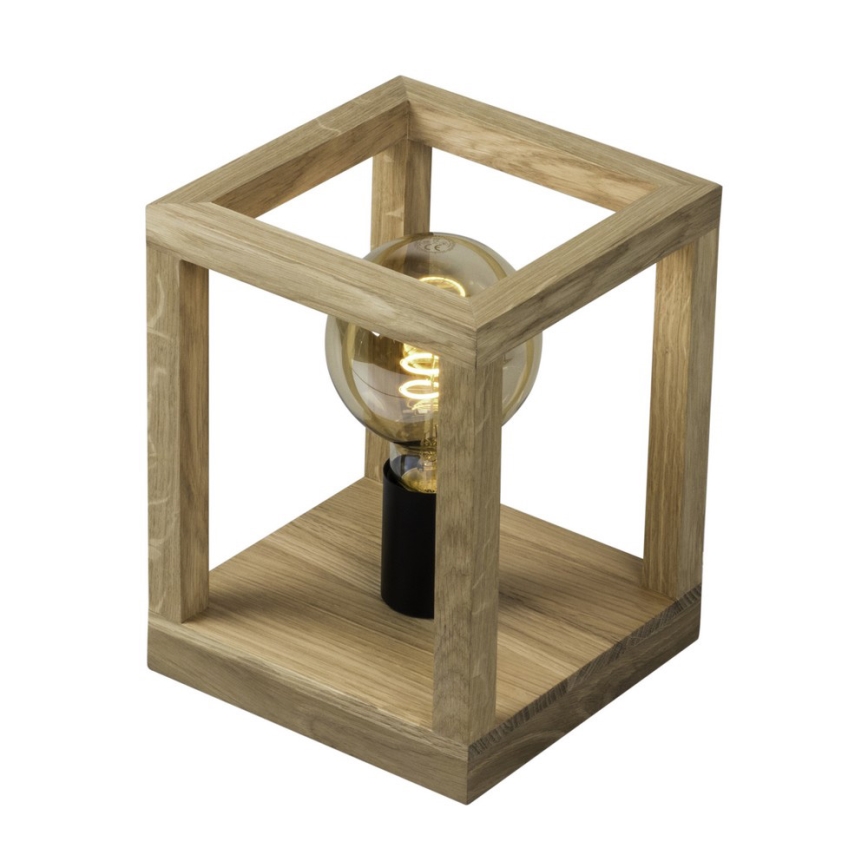 Lampada da tavolo KAGO 1xE27/60W/230V quercia opaco