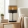 Lampada da tavolo KARBON 1xE27/15W/230V nero/marrone